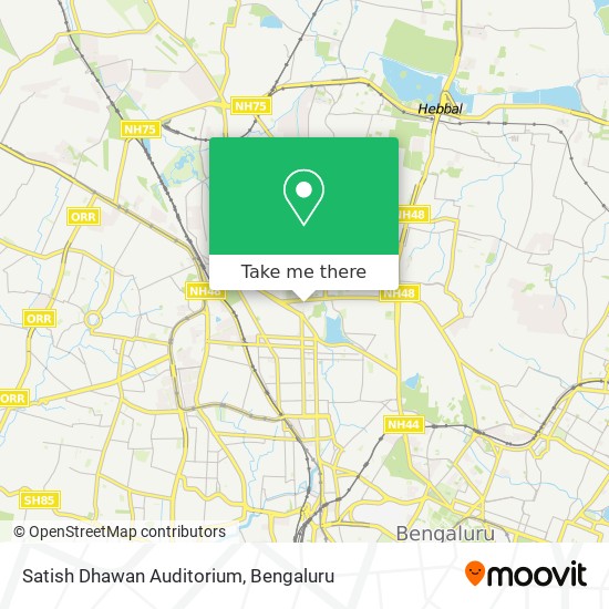 Satish Dhawan Auditorium map