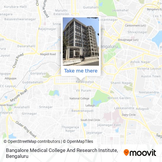 Bangalore Medical College And Research Institute map