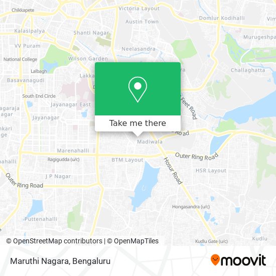 Maruthi Nagara map
