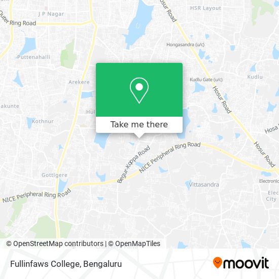 Fullinfaws College map