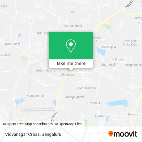 Vidyanagar Cross map