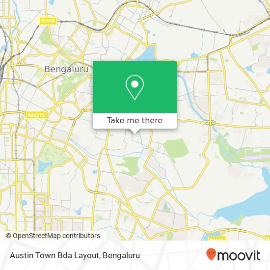 Austin Town Bda Layout map