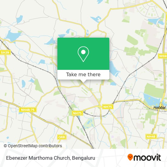 Ebenezer Marthoma Church map