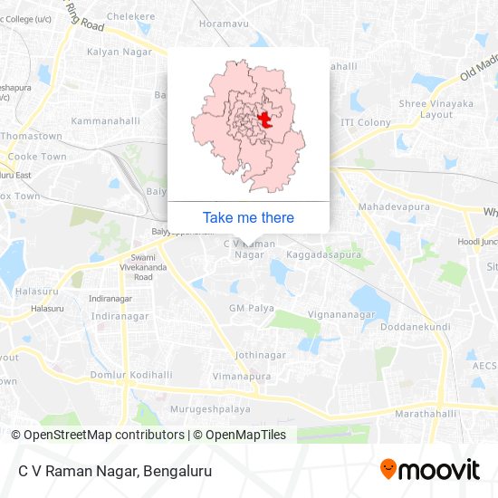 C V Raman Nagar map