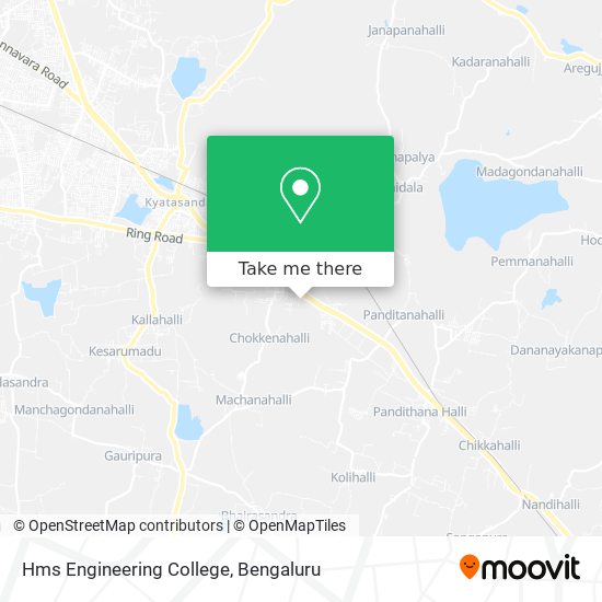 Hms Engineering College map