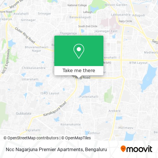 Ncc Nagarjuna Premier Apartments map