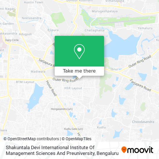 Shakuntala Devi International Institute Of Management Sciences And Preuniversity map