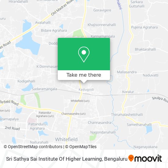 Sri Sathya Sai Institute Of Higher Learning map