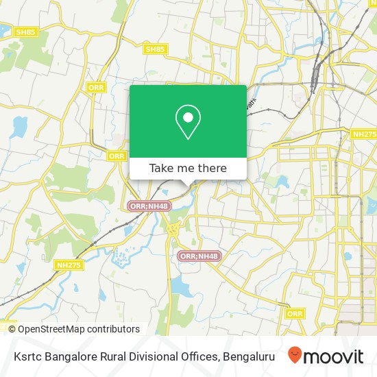 Ksrtc Bangalore Rural Divisional Offices map