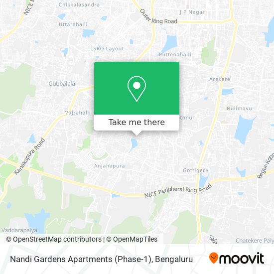 Nandi Gardens Apartments (Phase-1) map