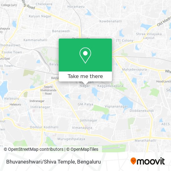 Bhuvaneshwari/Shiva Temple map