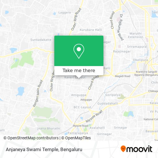 Anjaneya Swami Temple map