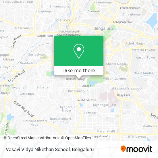 Vasavi Vidya Nikethan School map