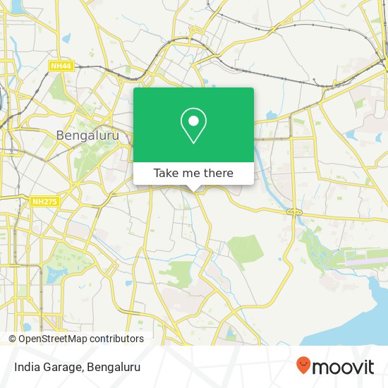India Garage map