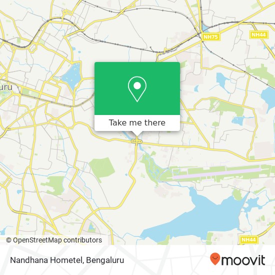 Nandhana Hometel map