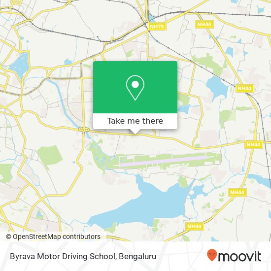 Byrava Motor Driving School map