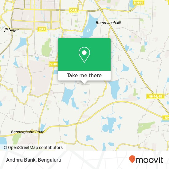 Andhra Bank map