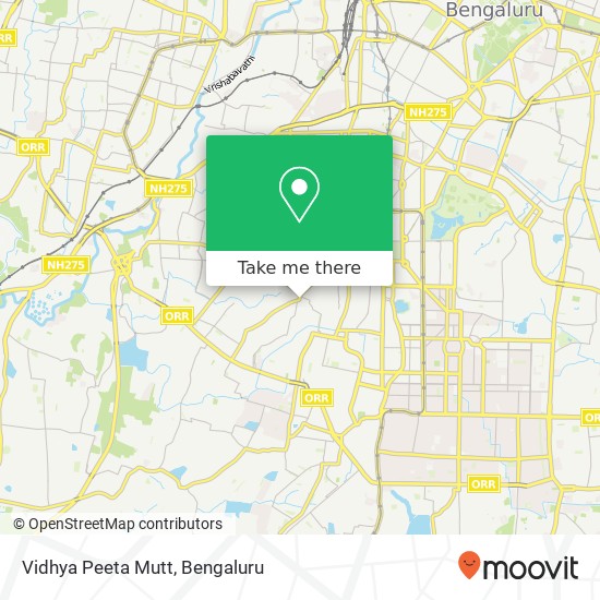 Vidhya Peeta Mutt map