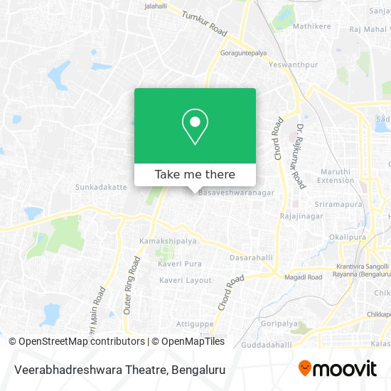 Veerabhadreshwara Theatre map