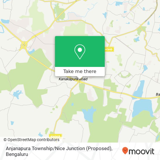 Anjanapura Township / Nice Junction (Proposed) map