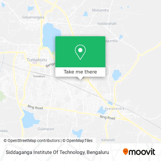 Siddaganga Institute Of Technology map