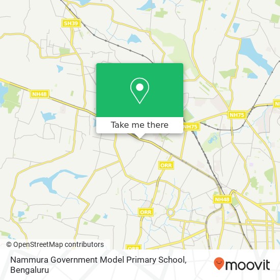Nammura Government Model Primary School map