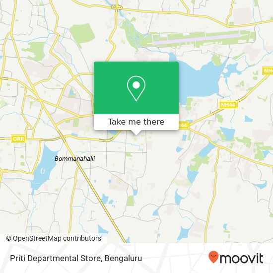 Priti Departmental Store map