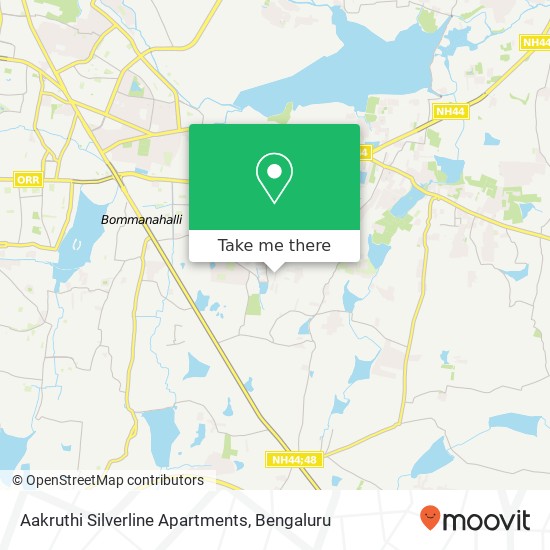 Aakruthi Silverline Apartments map