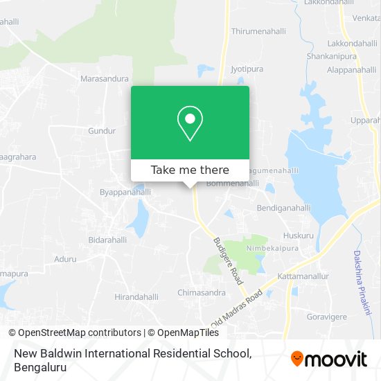 New Baldwin International Residential School map