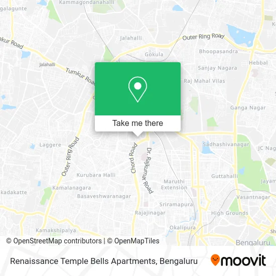 Renaissance Temple Bells Apartments map