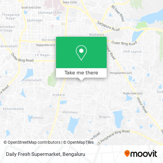 Daily Fresh Supermarket map