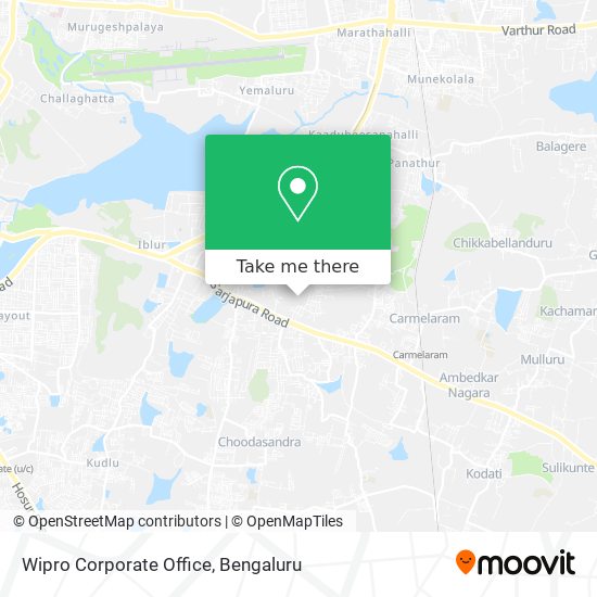 Wipro Corporate Office map