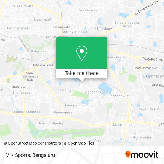 V K Sports map