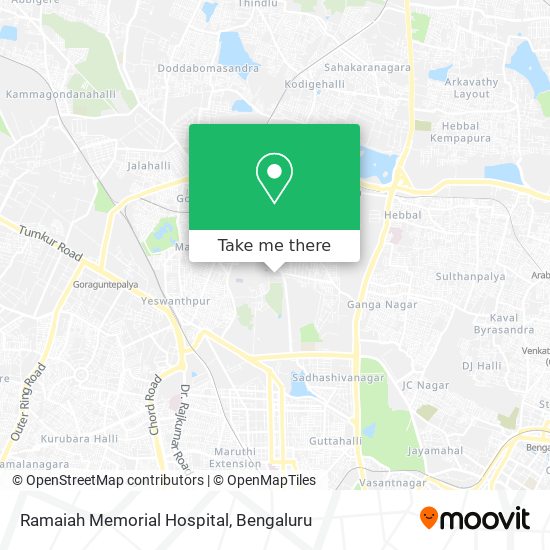 Ramaiah Memorial Hospital map