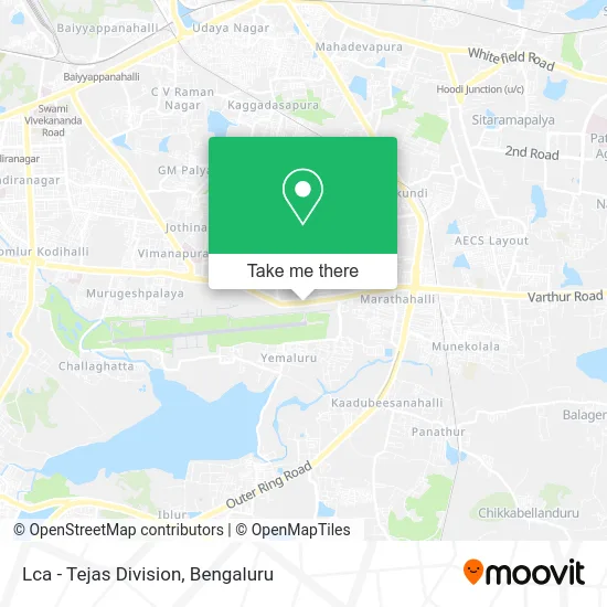 Lca - Tejas Division map