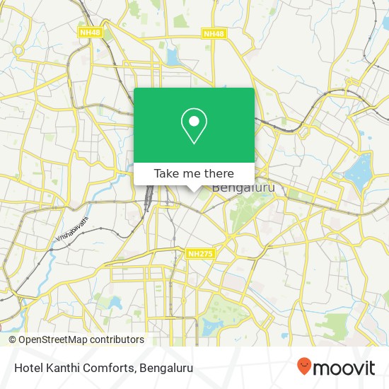 Hotel Kanthi Comforts map