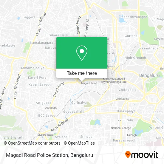 Magadi Road Police Station map