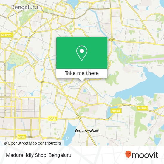 Madurai Idly Shop map