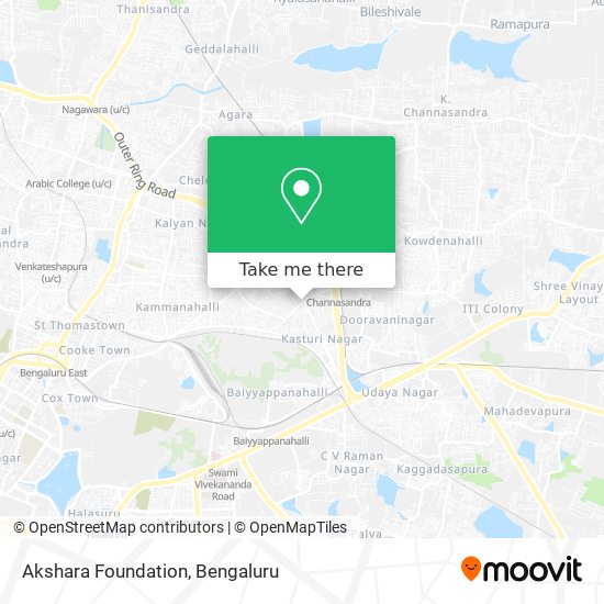 Akshara Foundation map