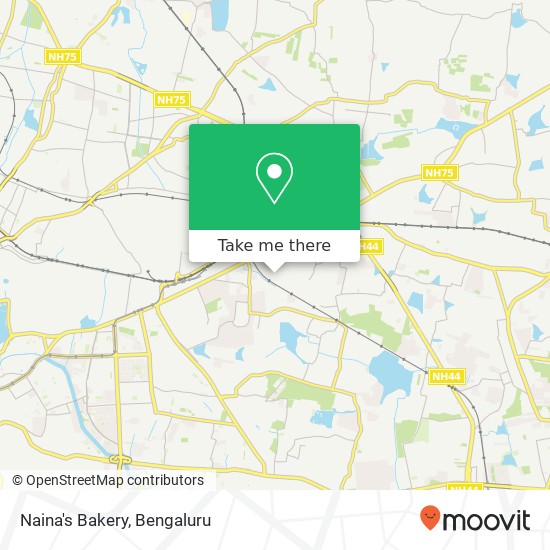 Naina's  Bakery map