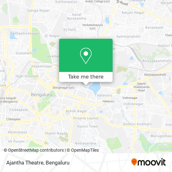 Ajantha Theatre map