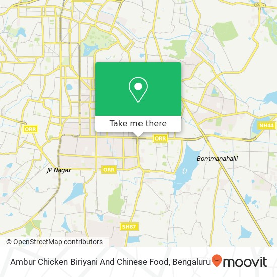 Ambur Chicken Biriyani And Chinese Food map