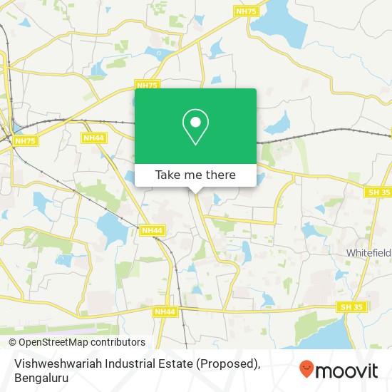 Vishweshwariah Industrial Estate (Proposed) map