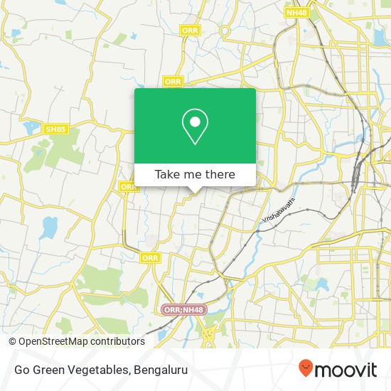 Go Green Vegetables map