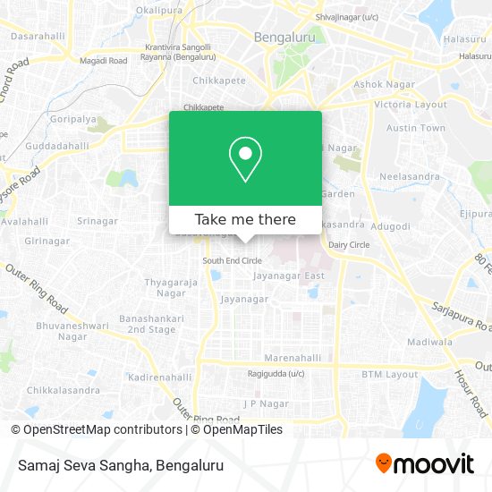 Samaj Seva Sangha map