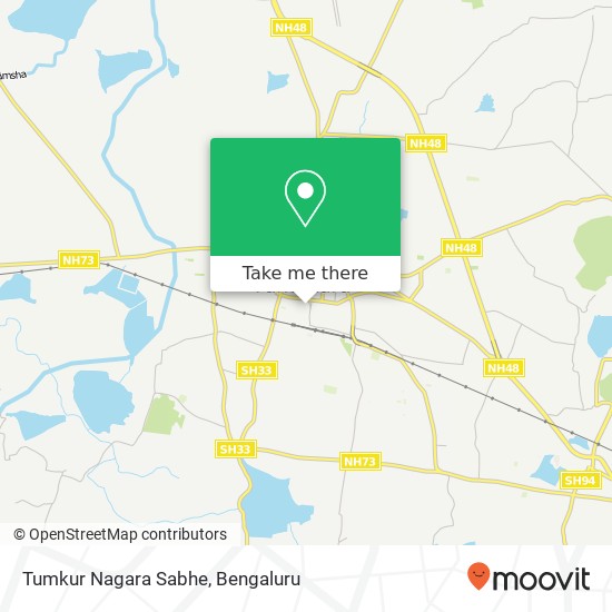 Tumkur Nagara Sabhe map