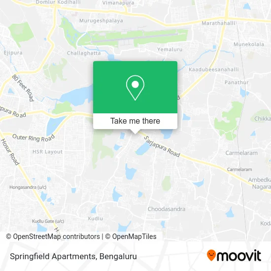 Springfield Apartments map