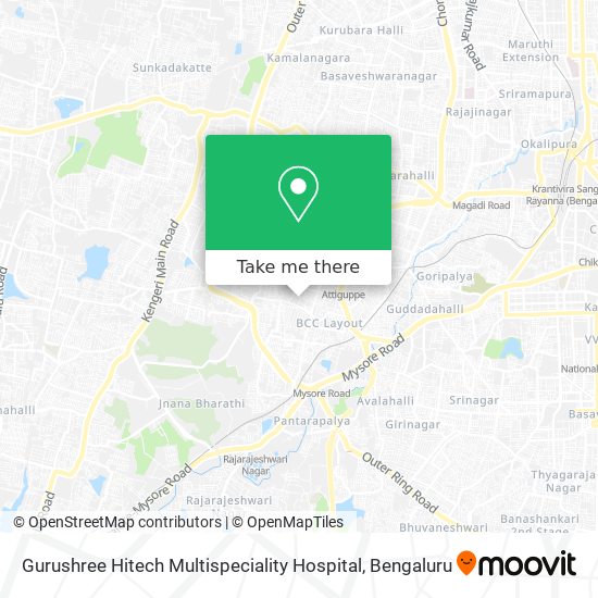 Gurushree Hitech Multispeciality Hospital map