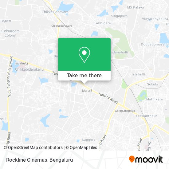 Rockline Cinemas map