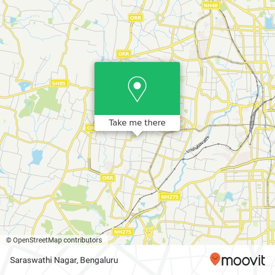 Saraswathi Nagar map